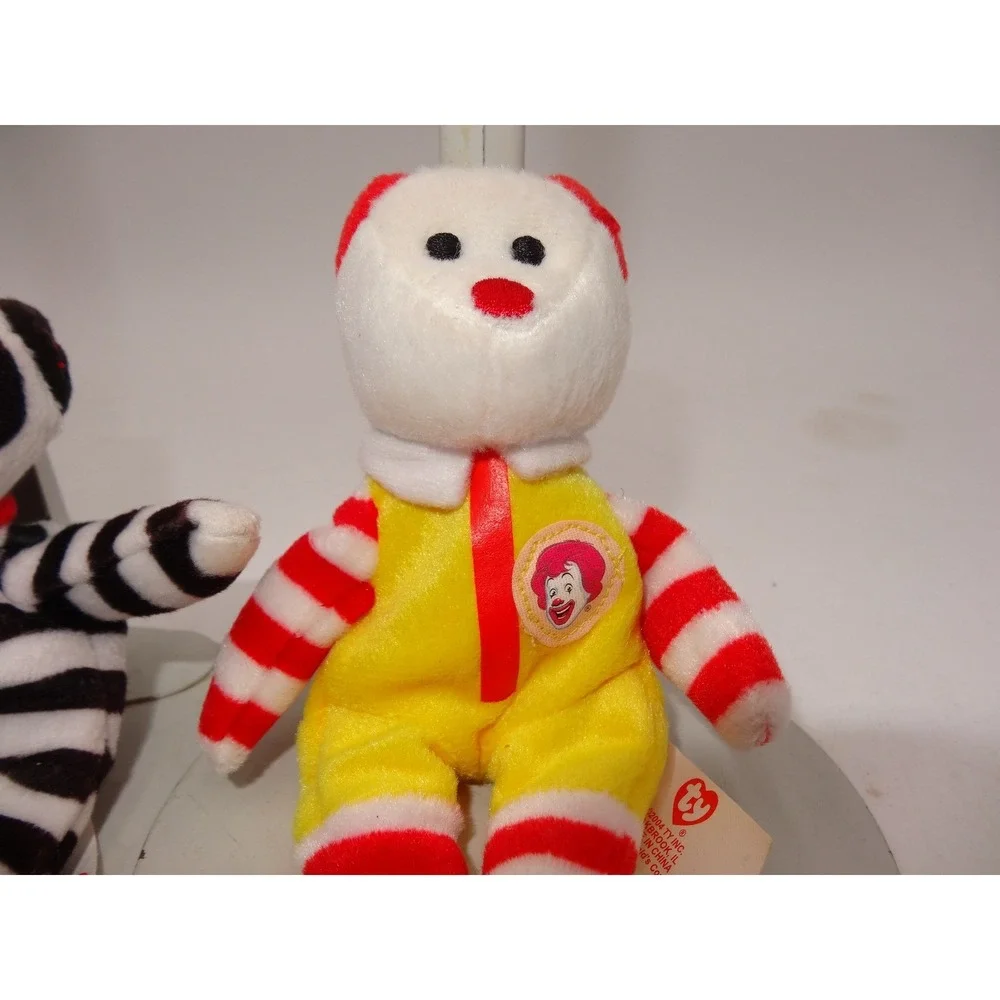 Ty Teenie Beanie Babies McDonalds‎ Ronald Hamburglar Birdie Bear Set